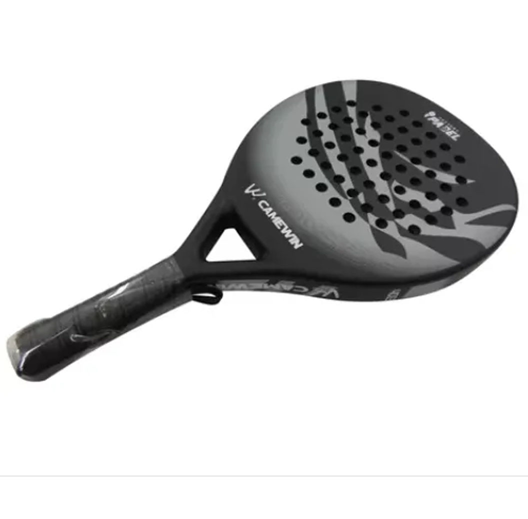 Raqueta de pádel con funda protectora